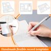 Handmade Flexible Record Template Flexible Ruler With Recording Templates
