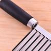 2Pcs Stainless Steel Potato Cutter Chopper Vegetable Fruit Crinkle Corrugated Slicer Egg Salad Ingredient Cutter Kitchen Gadget