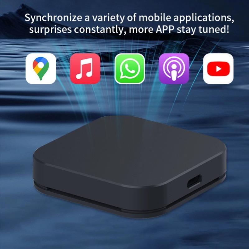 Mini Wireless Carplay Box Android Auto 2IN1 Wired To Wireless Adapter Dongle for Toyota Mazda Camry Suzuki Subaru Citroen Kia Ford Opel IOS Spotify BT