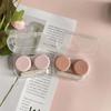 Contact Lenses Case Eyes Care Travel Kit Holder Container Lens Box Simple Candy Color Contact Lens Case Box for Women Girl