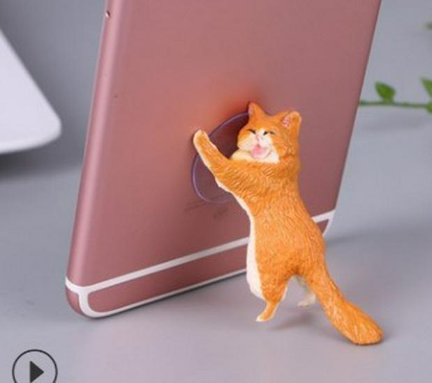 Supporto per telefono gattino carino creativo: Gadget divertente per bambini e adulti