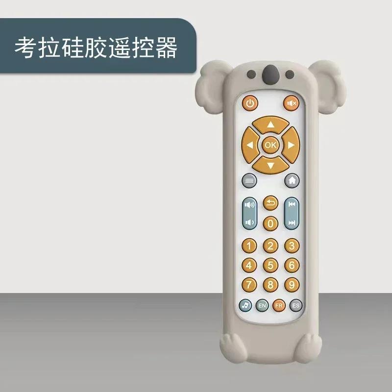 Non-Toxic Infant Simulation Tv Remote Control Toys With Music And Light Musical Baby Toy Sensory Remote Kid Baby Toys For 1 2 3 Year Old