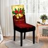 Elastic Christmas Chair Covers Stretchable Dining Office Banquet Seat Protectors Festive Holiday Decor Armchair Cover