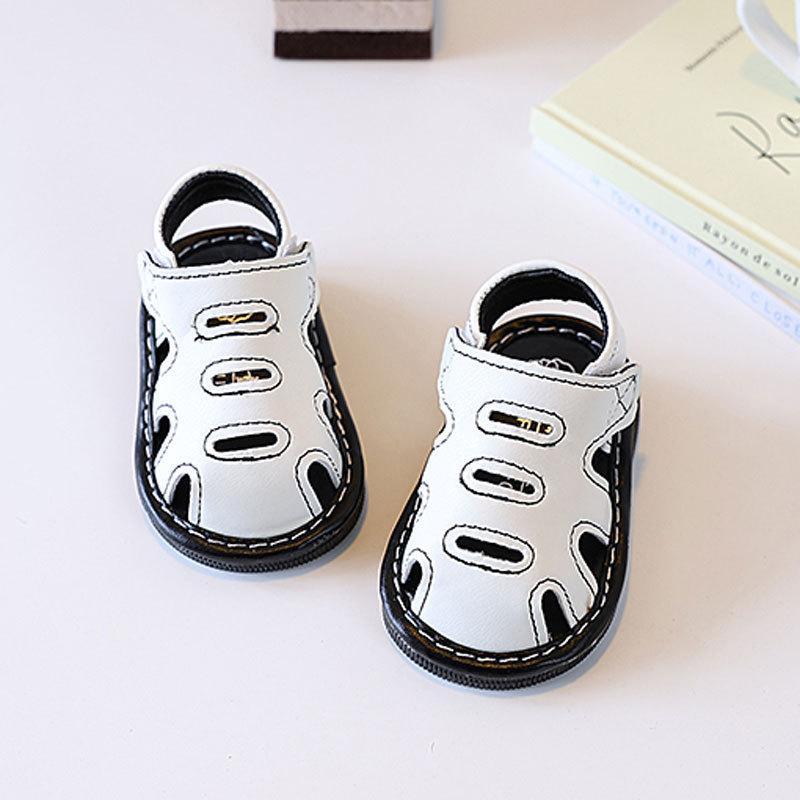 Baby Toddler Soft Sole Shoes With Velcro For Summer And Autumn Comfort