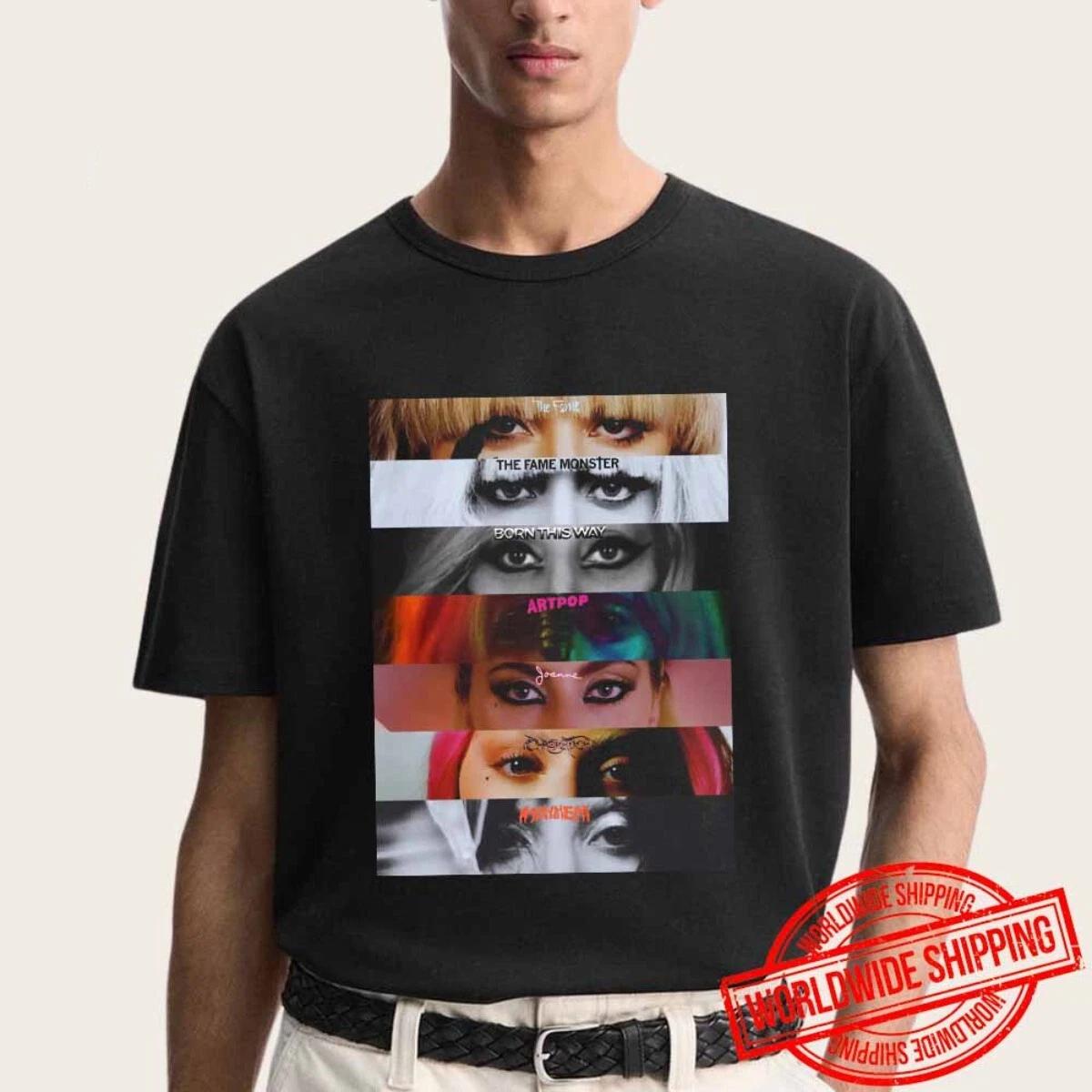 Lady Gaga Concert Shirt, Lady Gaga Collage Vintage Shirt M