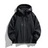Unisex Casual Hooded Windbreaker Jacket