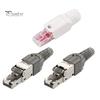 RJ45 Network Connector Universal Easy Assembly High Speed LAN Data Transfer Network Connector Head Accessories