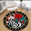 Demon Slayer Round Carpet Rug Non-Slip Rug for Bedroom Livingroom Home Decor Carpets for Living Room Anime Rug