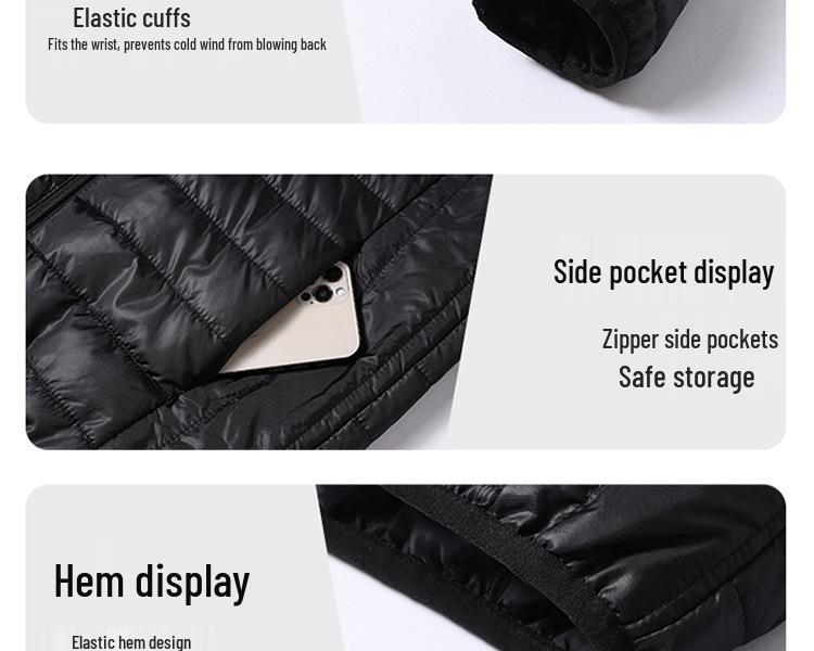 2025 Men's Warm Hooded Windproof Cotton Jacket - Autumn/Winter Casual Loose Fit