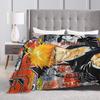 BLEACH Anime Ichigo  Blanket Quality Warm Soft  Throw Blanket Winter Picnic Couch Chair Sofa Bed Novelty Bedspread