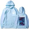 Unisex Fashion Casual Long Sleeved Round Neck Loose Plush Pullover With Rope Hoodie
