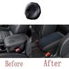Car Middle Console Armrest Box Cover Leather Black Fit For VW Tiguan 2017~2021