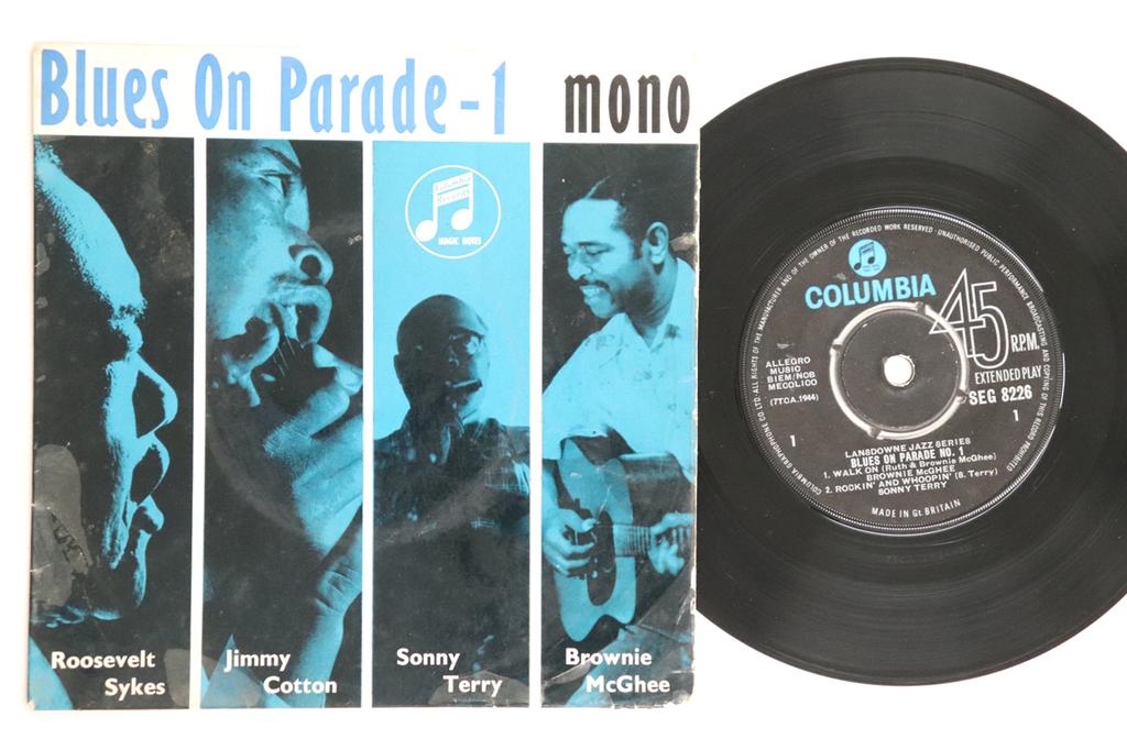 7inch Record VARIOUS - Blues On Parade -1 SEG8226 COLUMBIA 1963 UK Blues Used