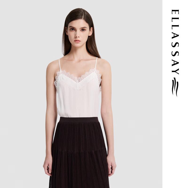 ELLASSAY Women s Silk V-neck Camisole M