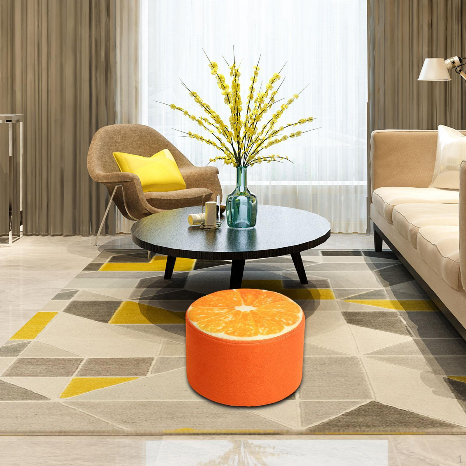 

Компактный пуфик с подставкой для ног для игровой комнаты и спальни