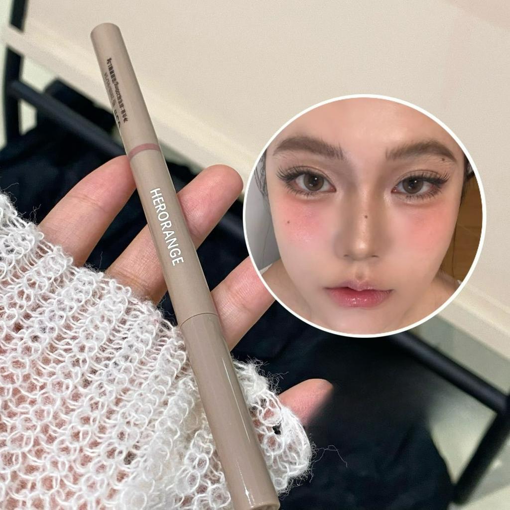 Double-head Eyebrow Pencil Eyebrow Brush, Eyebrow Dye Cream, Natural Wild Eyebrow Three-dimensional Eyebrow Pencil