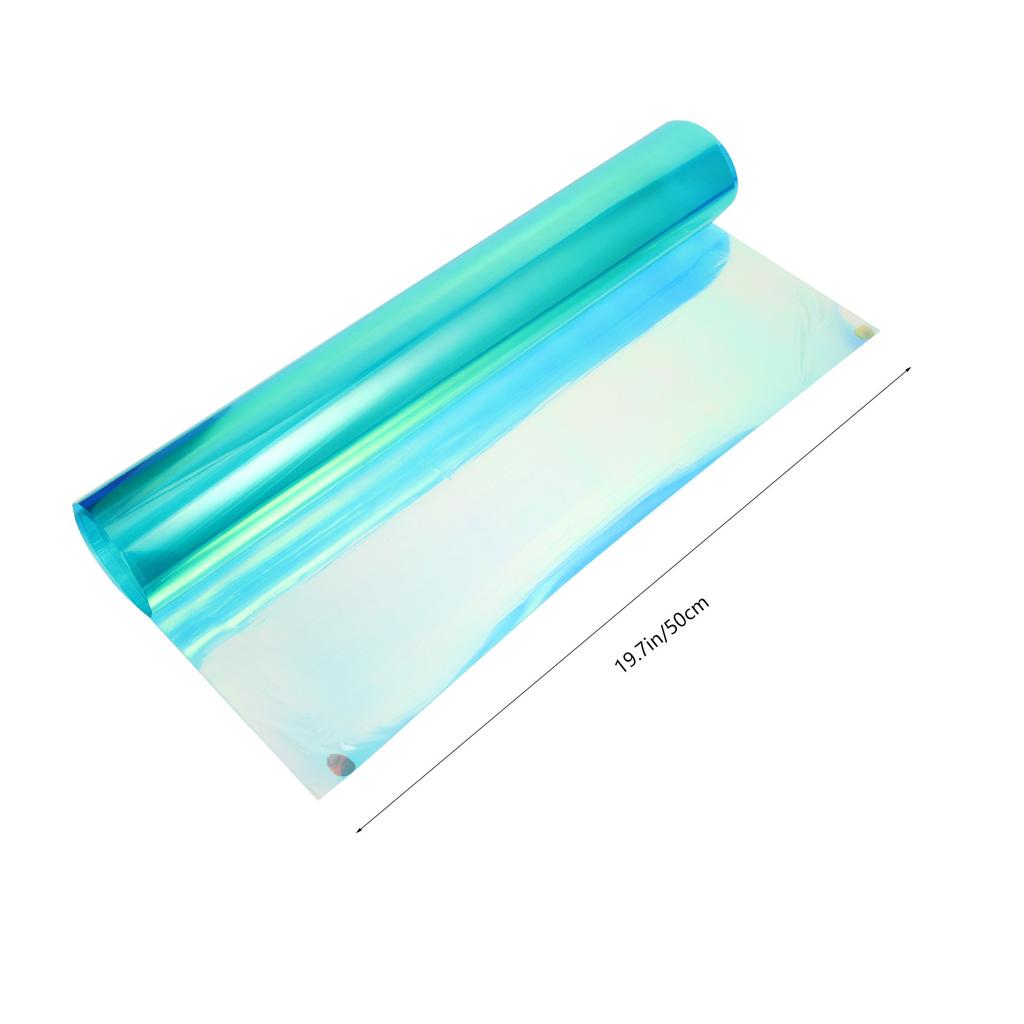 Film in Tessuto PVC Colorato Iridescente per Artigianato Fai-da-te Cucito Materiali per Costumi Borse Custodie per Telefono Portachiavi Olografico