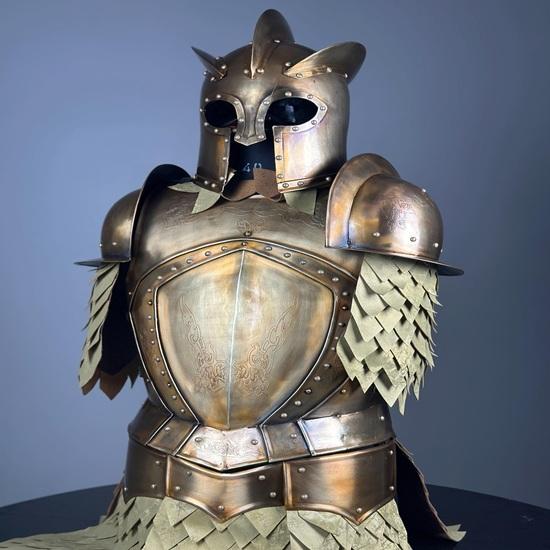 Königsgarde Rüstungsanzug Herr der Ringe Cosplay Kostüm Mittelalterliche Rüstung Ritter Halbrüstung Halloween Kostüm Bestes Geschenk für ihn