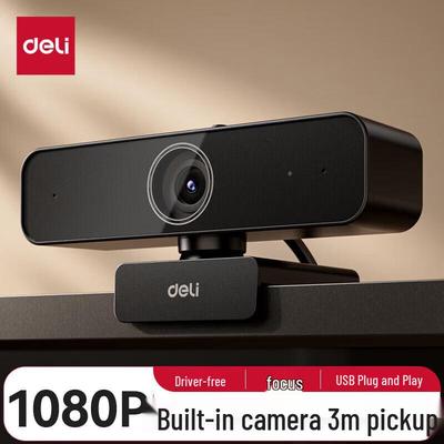 Deli MM101 1080P HD USB Webcam with Microphone