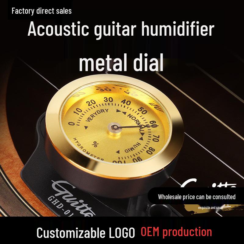 

Folk Acoustic Classical Guitar Soundhole Humidifier & Hygrometer - Winter Maintenance Accessory to Prevent Drying & Cracking