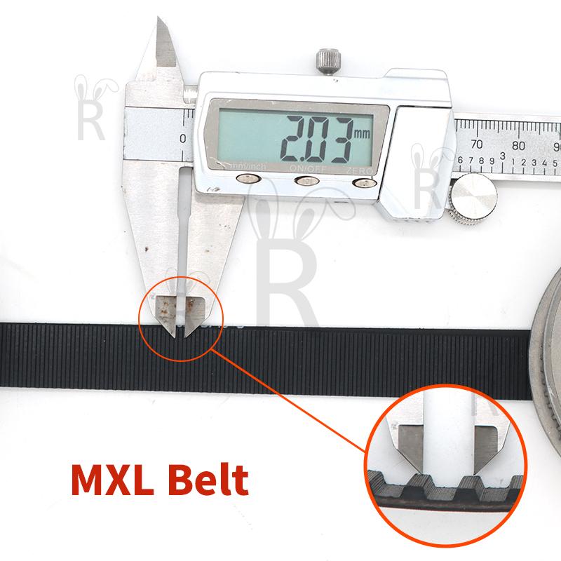 MXL Timing Belt B83MXL-B133MXL MXL Belt Pitch=2.032mm Belt Width 5mm 6mm 10mm 13mm for DIY CNC 3D Machinery Rubber Belt MXL Belt