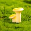Micro Landscape Resin Decor With Miniature Forest Mushrooms For Garden Crafting