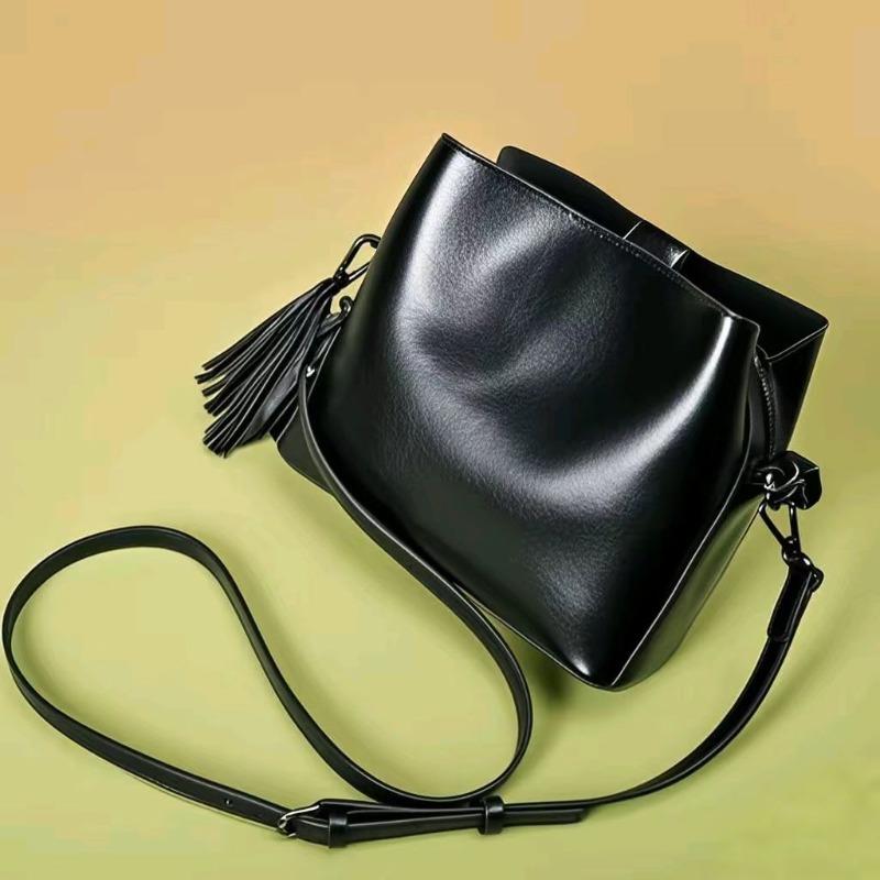 New fashiable leather bag, European and American fashiable leather shoulder bag, women's bag, crossbody bag