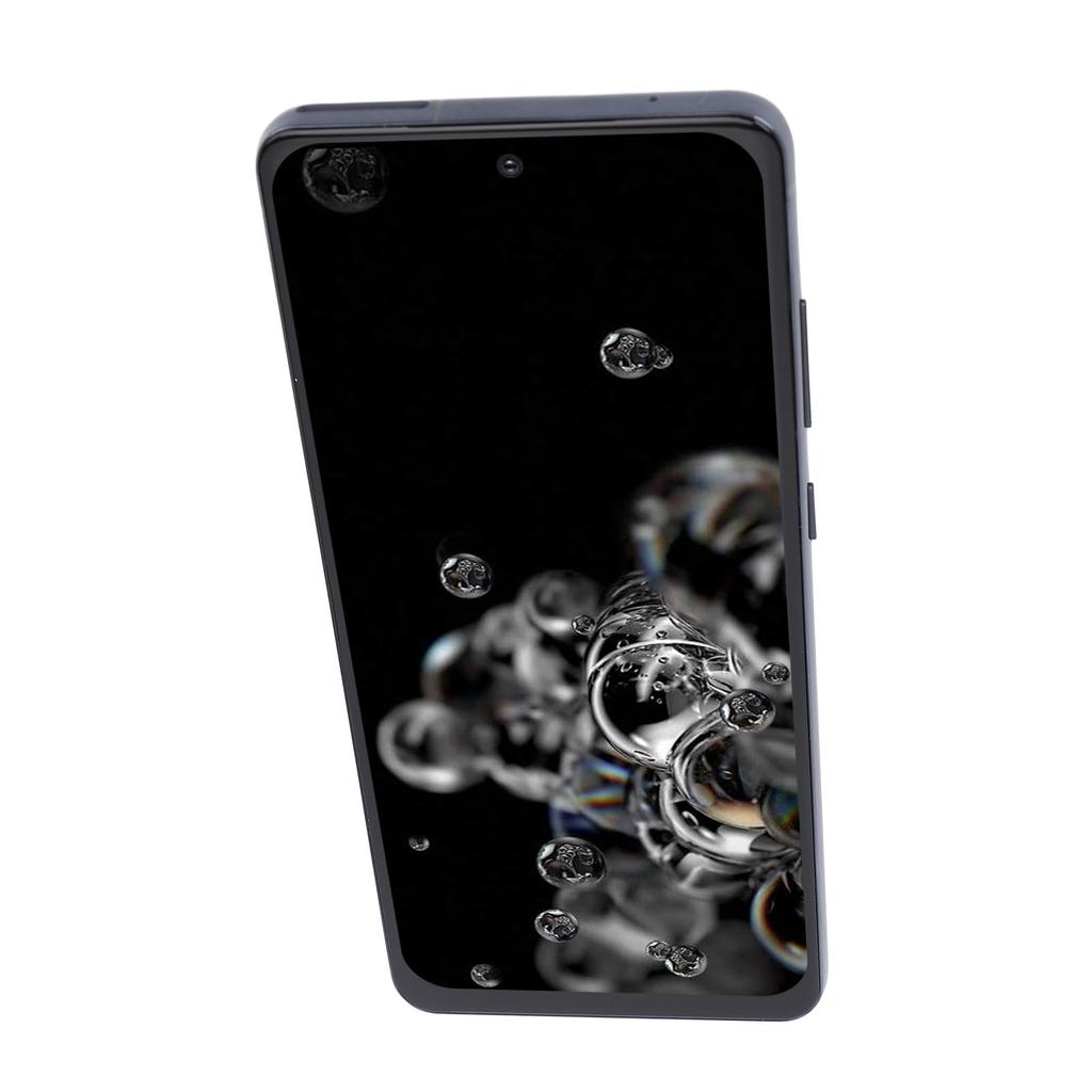 6.9 Inch LCD Screen Replacement for Galaxy S20 Ultra Phone LCD Digitizer Assembly with Frame Repair