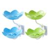 2/4Pcs Soap Box Double-Layer Design Suction Cup Soap Rack No Drilling Installation