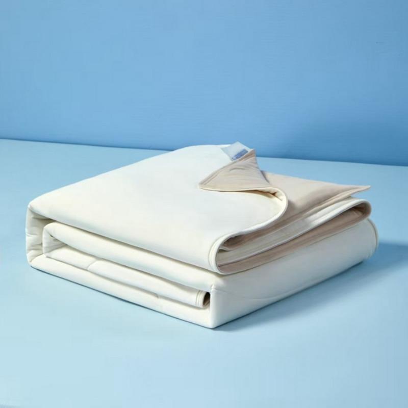 New Class A Cooling Ice Silk Air Conditioner Quilt Xia Liang Quilt Machine Washable Single Double AB-sided Knitted Cotton
