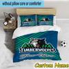 3pcs Custom Name Minnesota Logo Bedding Set Includes 1 Duvet Cover & 2 Pillowcases for All Seasons Dormitory Home Decor Christmas gifts