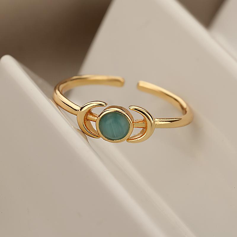 

Flower Fashion Anillos For Women Fake Pearl Gold Color Rings Stainless Steel Geometry Sunflower Ring Jewelry Party Daily Gifts resizable