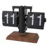 Digital   Desk Clock 12 Hours Battery Powered Retro Mechanical Auto   Down Clock with Wood Base for Living Room