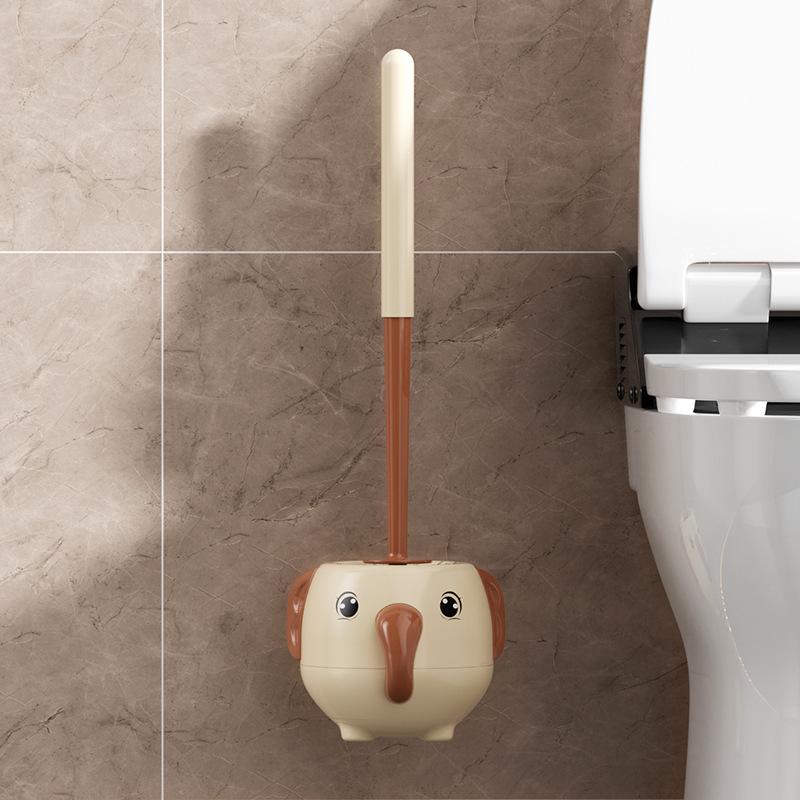 

Бытовая Новая Щетка для Унитаза в Виде Маленького Слоненка Без Мертвых Зон, Настенная Щетка для Унитаза, Артефакт для Чистки Ванной Комнаты и Напольного Унитаза