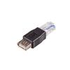 Adapter USB 2.0 do RJ45 Akyga AK-AD-27 Przejściówka Ethernet LAN do Routera F/M