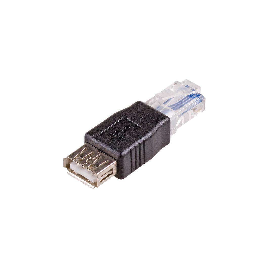 Adapter USB 2.0 do RJ45 Akyga AK-AD-27 Przejściówka Ethernet LAN do Routera F/M