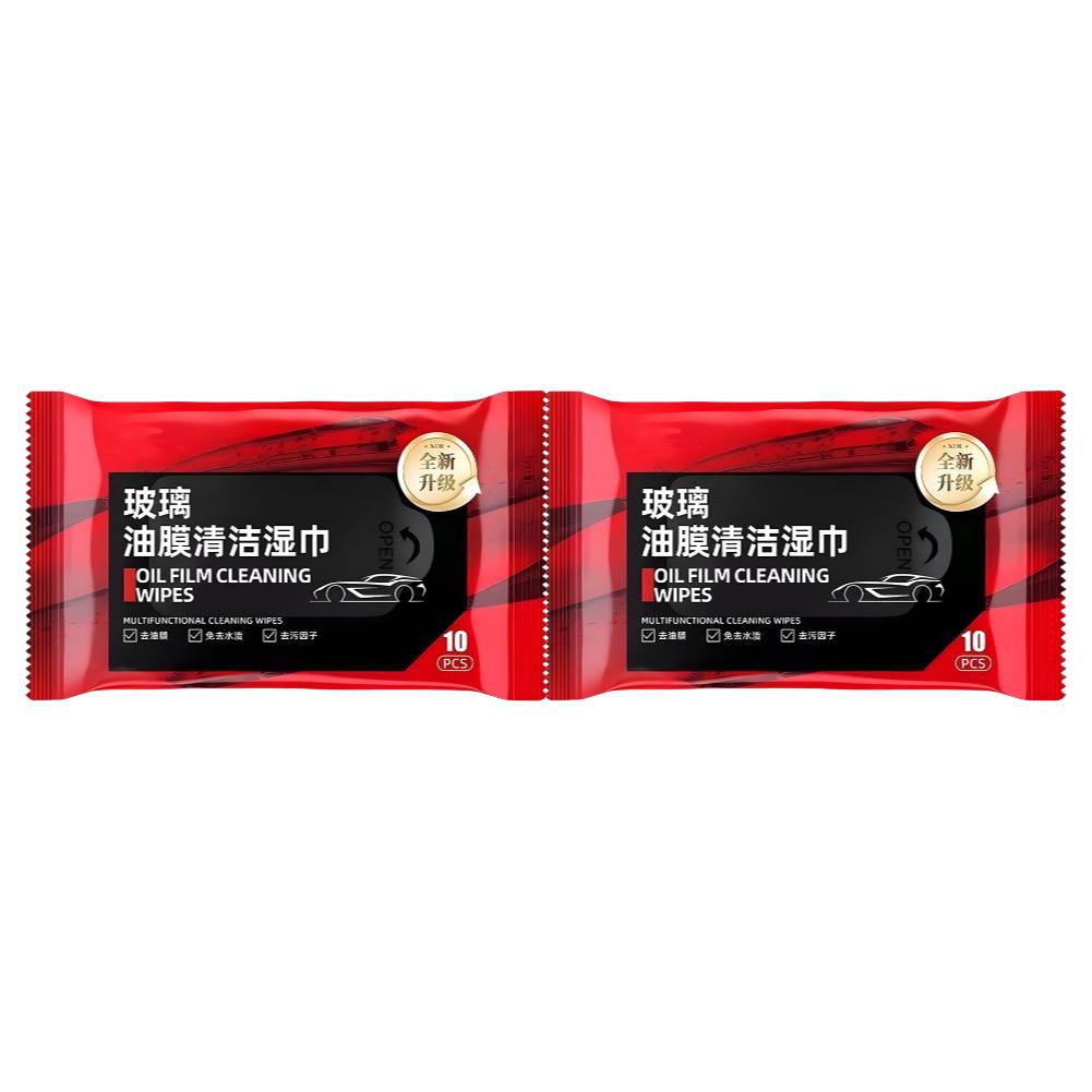10-50Pcs Oil Film Cleaning Wipes Car Glass Oil Film Removal Wipes Car Oil Stain Cleaner Windshield Oil Film Remover Wet Wipes