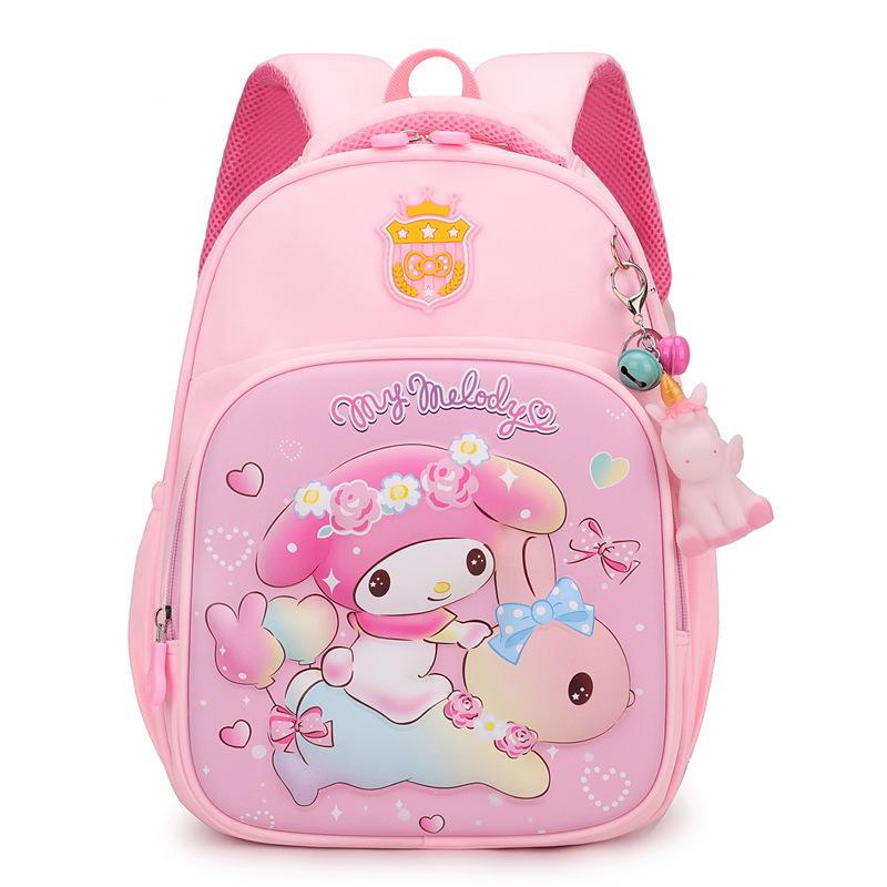 New Cartoon Kindergarten Elsa Princess Backpack Lightweight Spine-Protecting Small Backpack Cute Large-Capacity Children'S Backpack