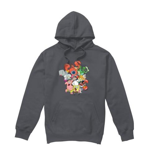 SpongeBob SquarePants Mens The Whole Gang Hoodie