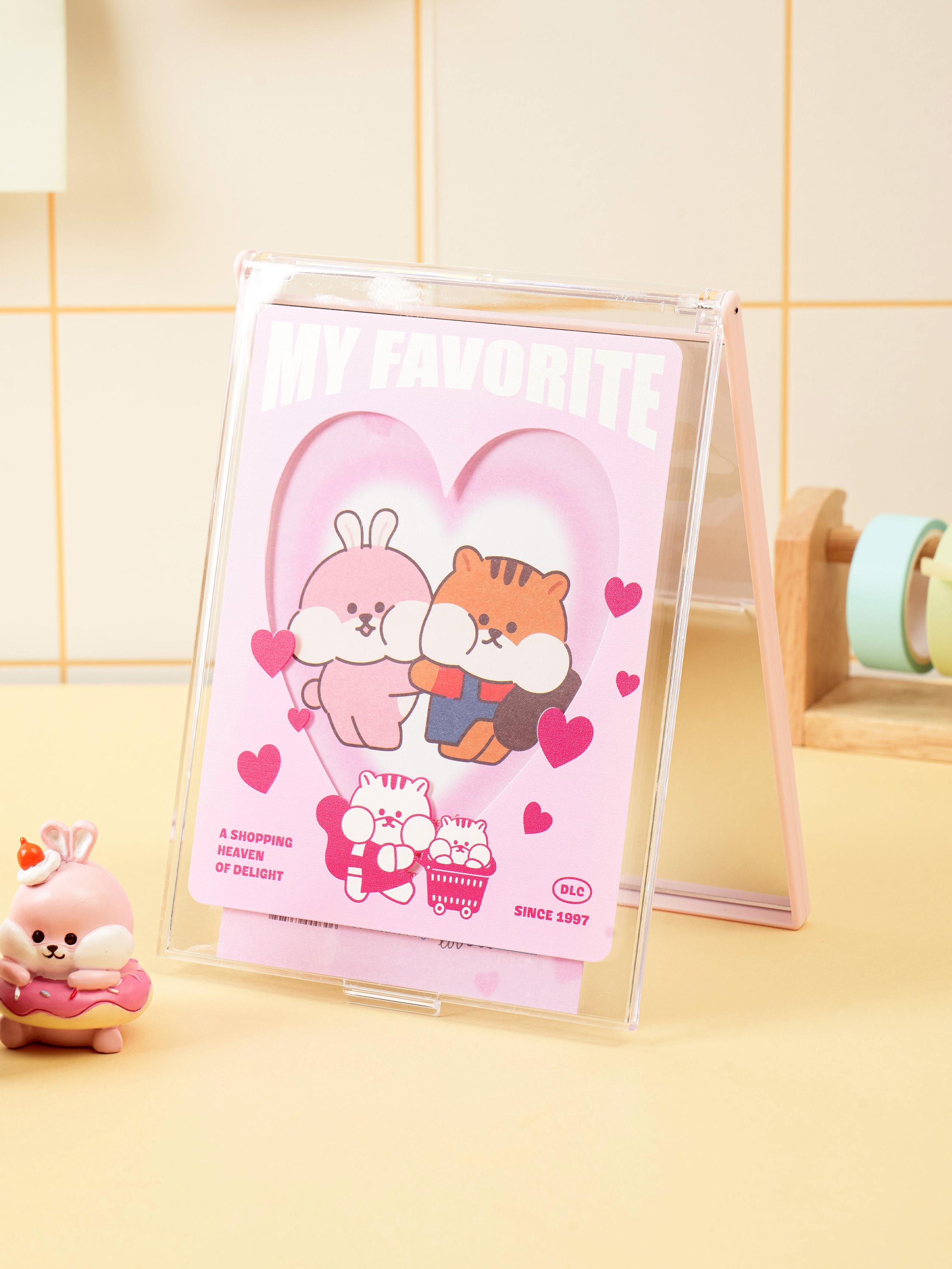 Portable Photo Display Mirror 1ea