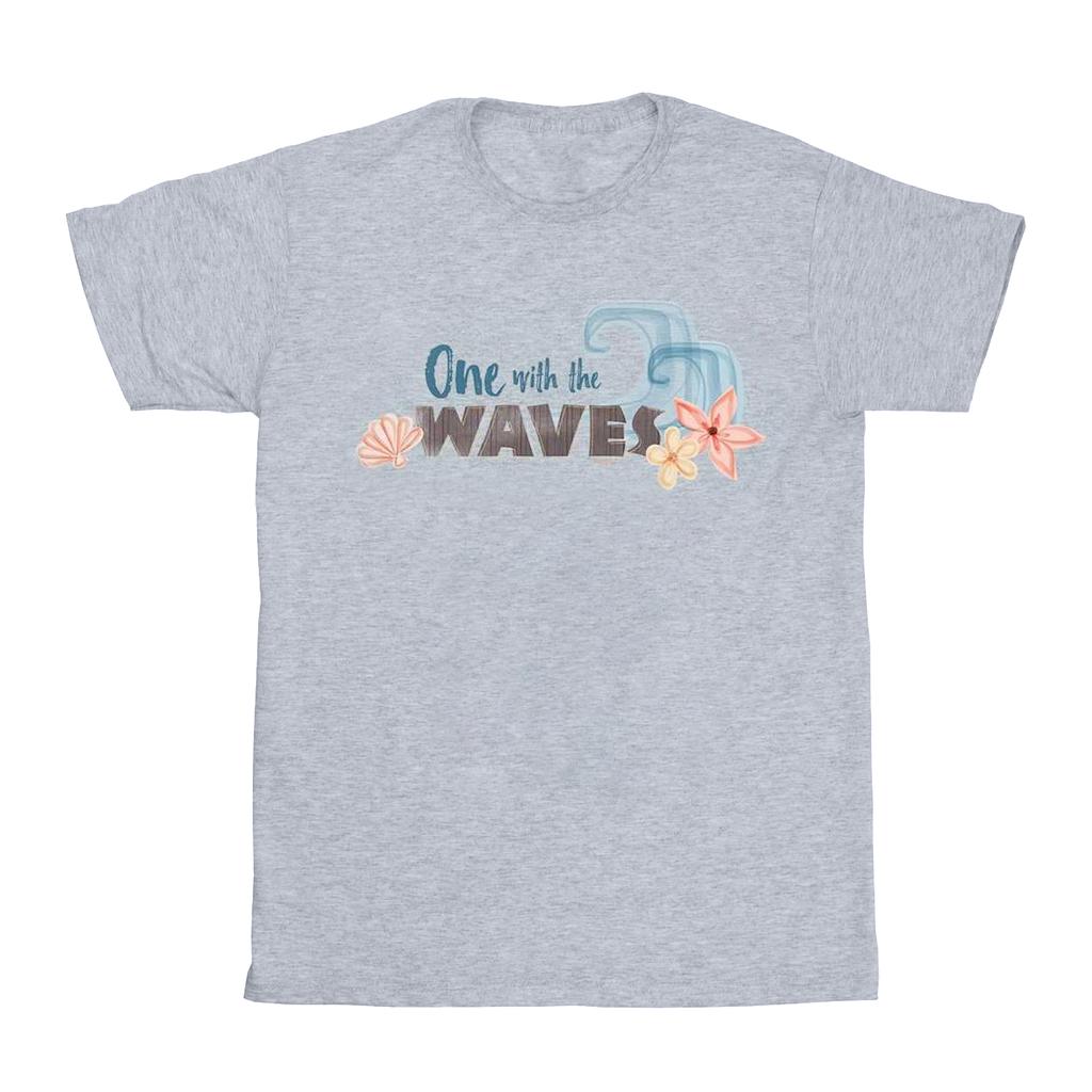Disney Mens Moana One With The Waves T-Shirt