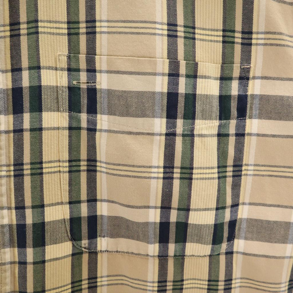 EDDIE BAUER 00s Check Pattern Short Sleeve Oversize Button Down Shirt Men's Used