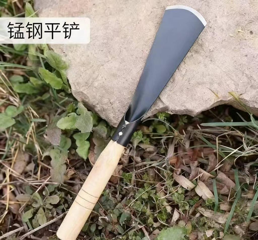 Vegetable Planting Artifact Manganese Steel Small Shovel Flower Planting Tool Outdoor Digging Soil Planting Flowers Digging Wild Vegetables Iron Shove