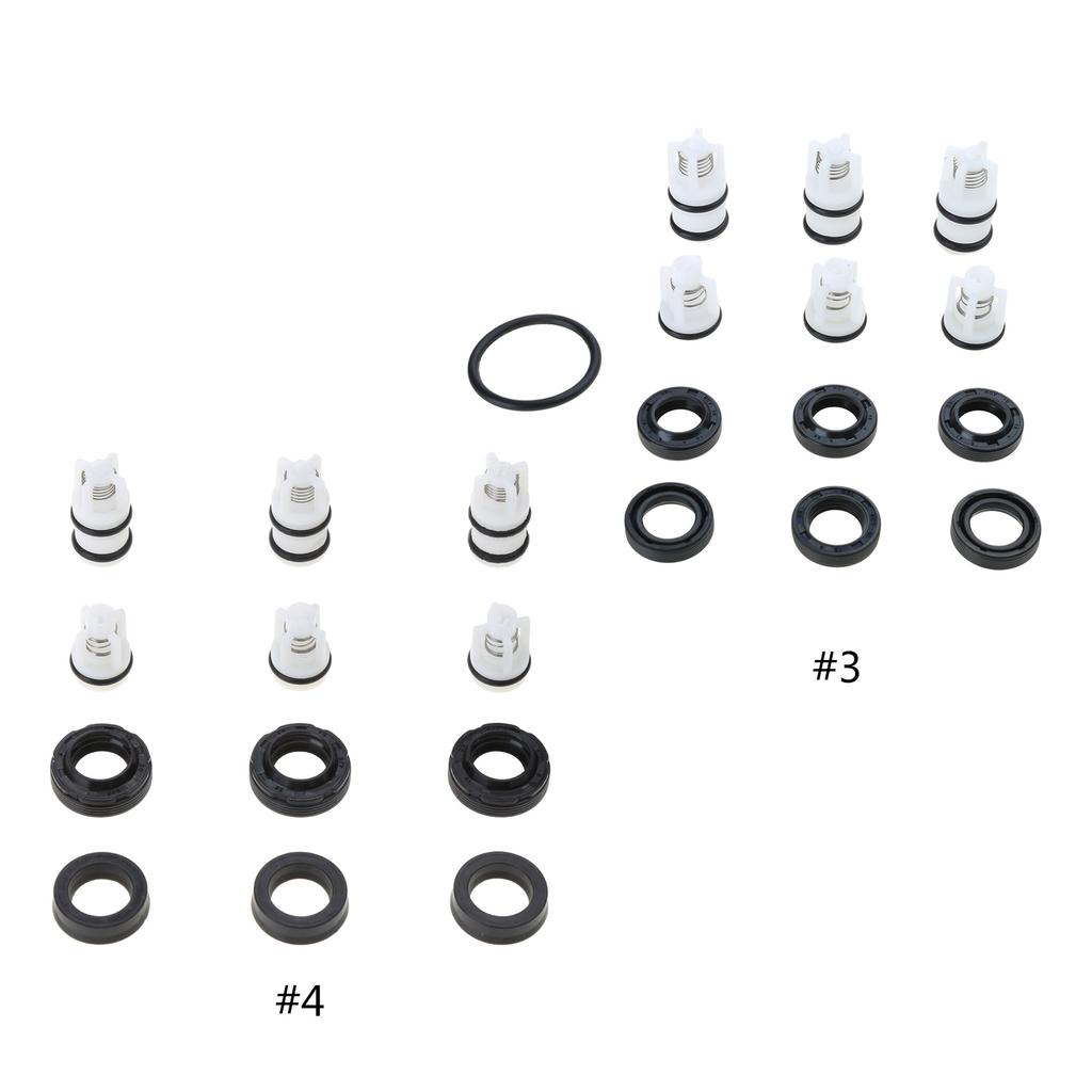 Household High Pressure Pump Washer Head Repair Kit Seal Oil Check Valves Cleaning Machine Water Pump Parts Accessories