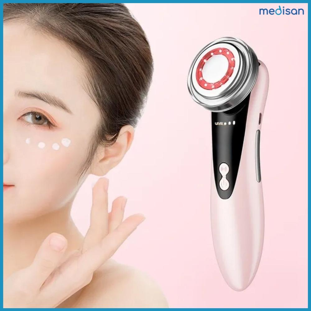 Facial massager mesotherapy device 4 in 1 rejuvenation ems wrinkles lift