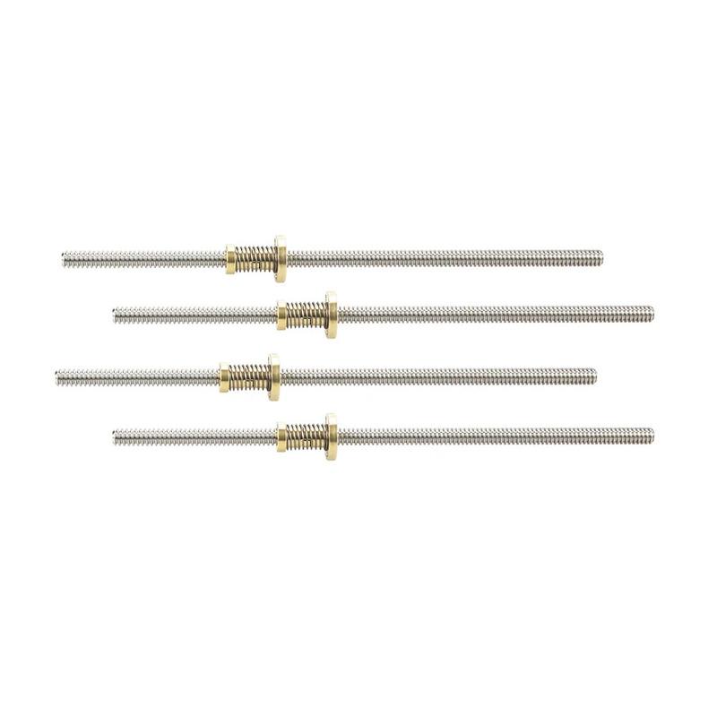 1/2/4pcs Anti-Backlash Nut TR8 Trapezoidal Lead Screw, 8mm Shaft Pitch 2mm 2/4mm Lead Linear Drive 3D Printing Components