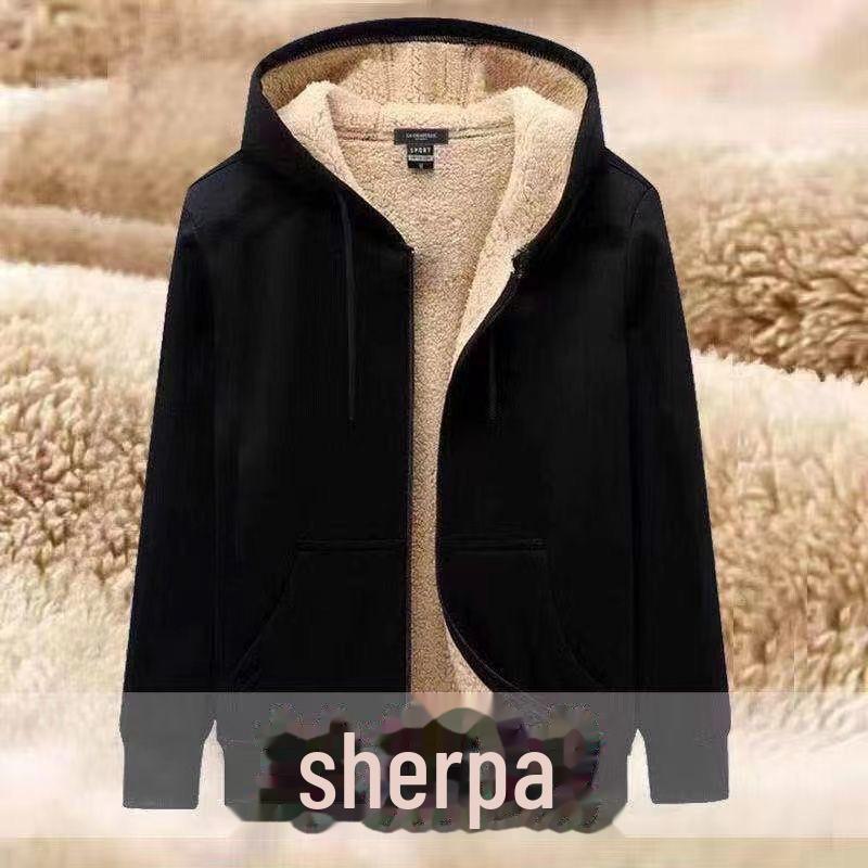 

Мужской спортивный комплект из двух предметов из овечьей шерсти с капюшоном XL