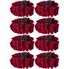 New Year Starry Velvet Cloud Bubble Hair Clip for Women Multi-Layer Bow Shark Clip Hair Accessory