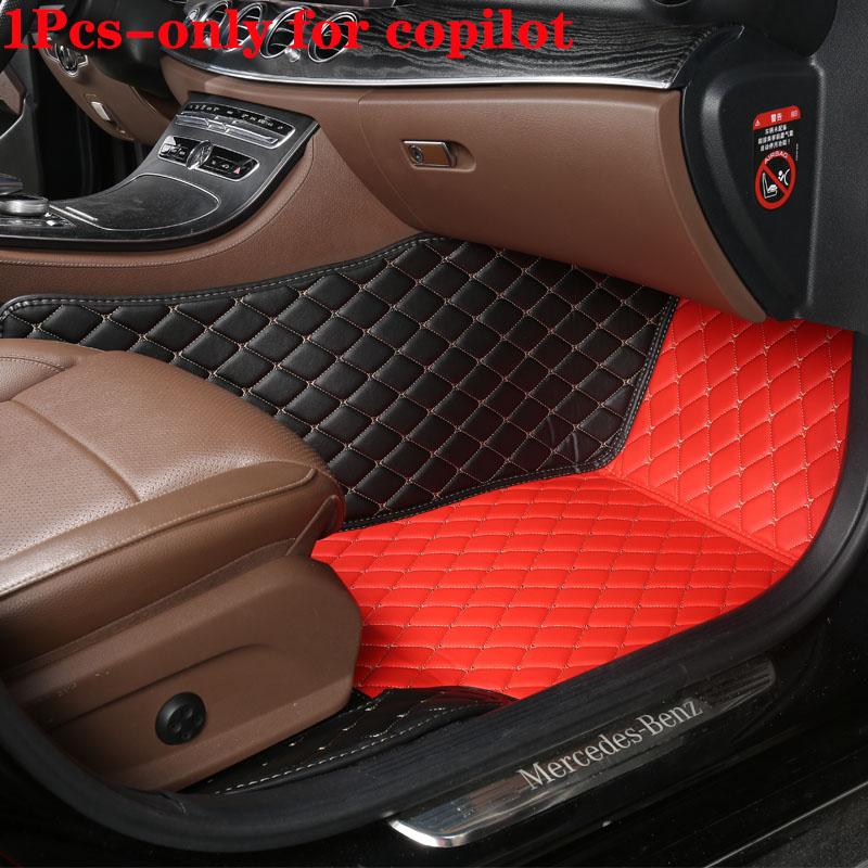 Car Floor Mat For Volkswagen Id4 High Quality Non-Slip Leather Woman Diamond Carpets Man Auto Foot Pads Interior Rugs