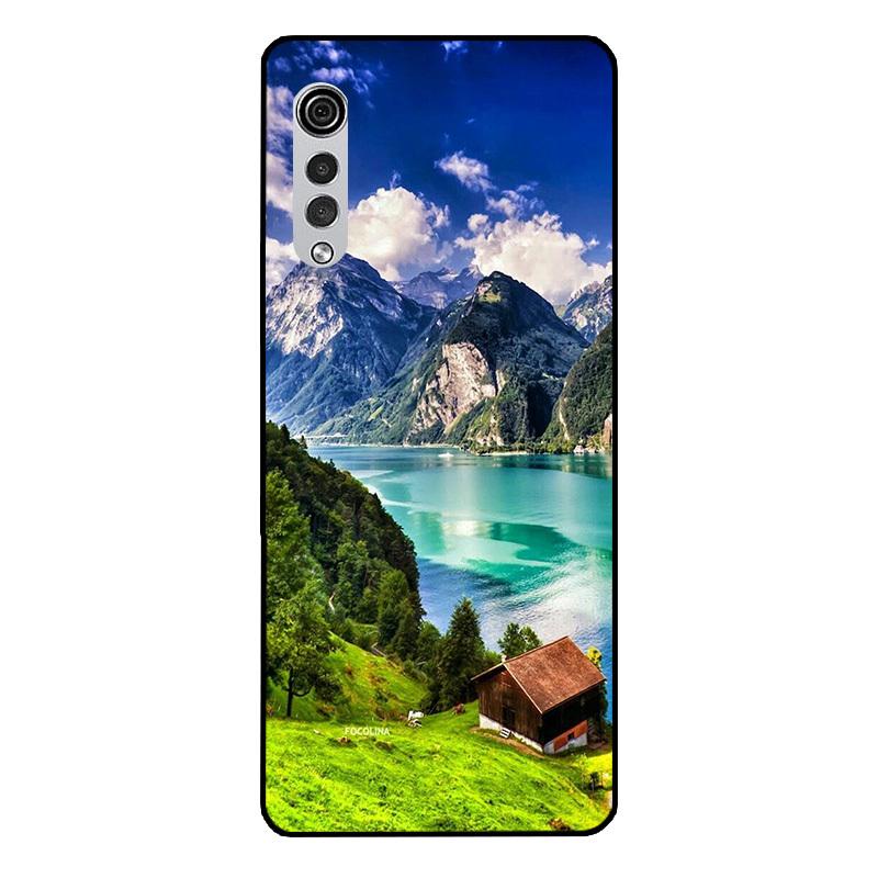 Para Capa LG Velvet Mármore Silicone Macio Capa Traseira para Celular LG Velvet 5G UW Para Capas LG Velvet 2 Pro / Velvet2 Pro Coque
